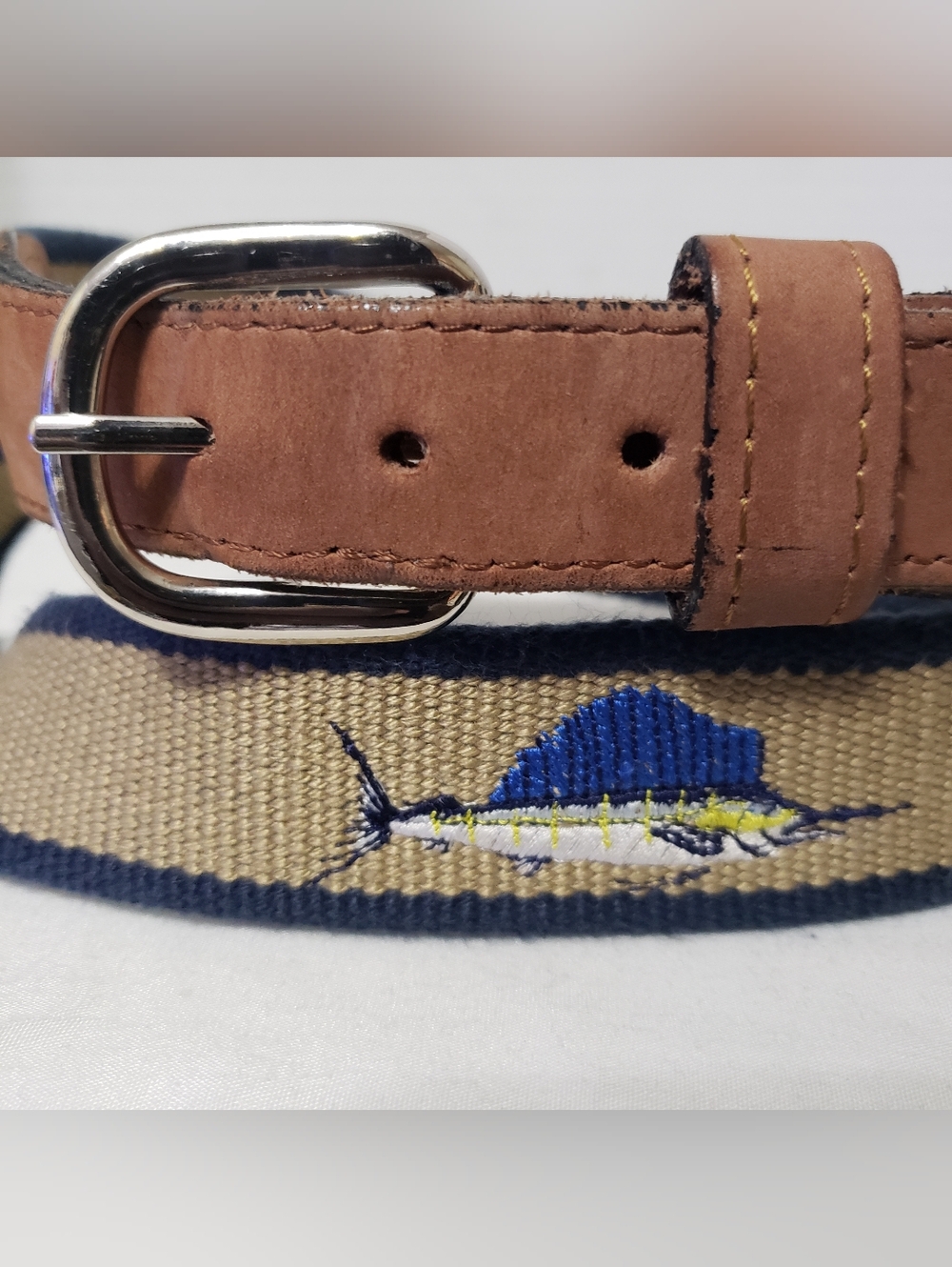 Zep-Pro Sailfish Cotton Fishing Belt Size 38